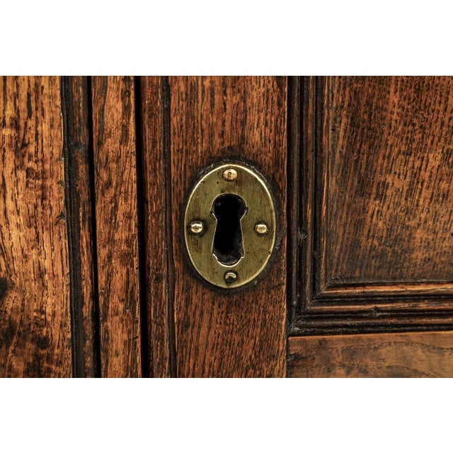 Brown Antique George III Bench in Elm For Sale - Image 8 of 13