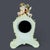 Ceramic Antique Porcelain Cherub Mantel Clock from Volkstedt, Germany, 1890 For Sale - Image 7 of 8