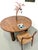 Constructivist Round Table in Walnut, 1950s For Sale - Image 14 of 18