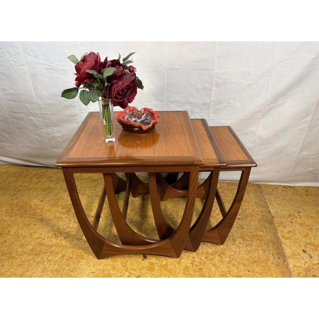 Mid-Century Modern Mid- Century Teak Nest of Tables from G Plan, 1960, Set of 3 For Sale - Image 3 of 13