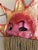 Textile Rare Venetian Baroque Style Handmade Paper Mache Gilded & Painted "Sole" Sun Mask For Sale - Image 7 of 13