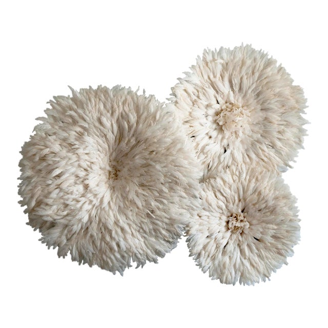 Juju Hats - Ivory/White - Set of 3 - 15.7, 19.7 ,23.6 Inch - 40,50,60cm For Sale