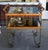 Brown 1970’s Italian Walnut & Venetian Mirrored Cocktail Cart Dry Bar For Sale - Image 8 of 8
