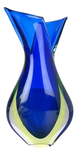 Sommerso Glass Vase by Flavio Poli for Seguso, 1970