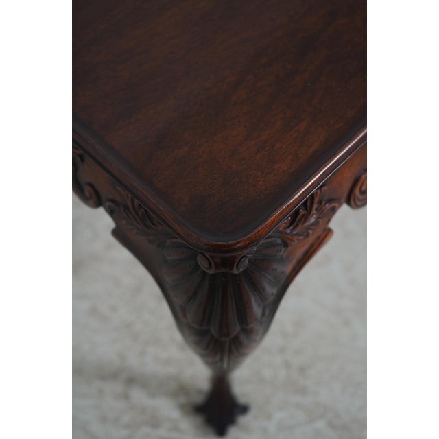 Kindel Furniture Kindel Irish Georgian Mahogany Tea Table For Sale - Image 4 of 14