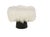 French Tara Shaw for Century Furniture Pompiduo Italian Mongolian Lamb Stool For Sale - Image 3 of 3