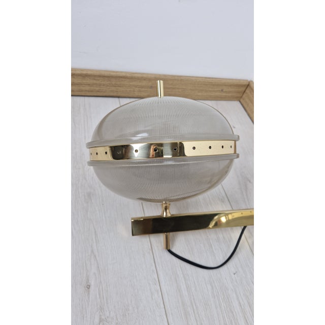 Delta Wall Lamps in Brass with Double Fresnel Glass by Sergio Mazza for Artemide, 1960s, Set of 2 For Sale - Image 16 of 16