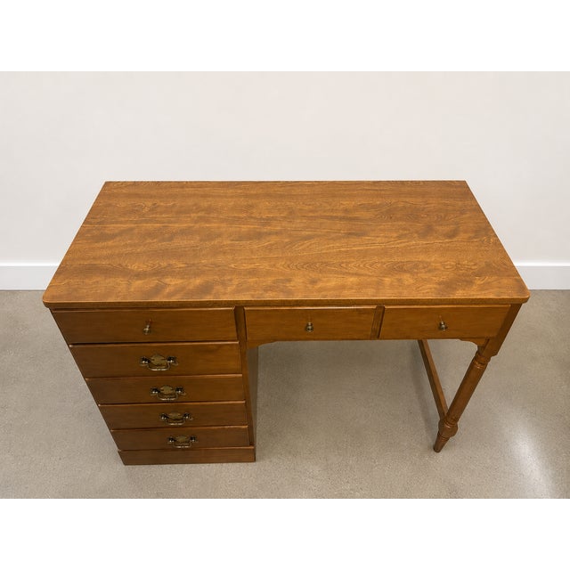 ETHAN ALLEN Heirloom Nutmeg Maple CRP Custom Room Plan 40" Student Desk 10-4550 w. 211 Finish Wood Top 30" High 40" Wide...