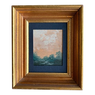 Contemporary Wellon Bridgers Abstract Landscape Mini, Framed For Sale