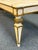 Wood Early 20th Century Parcel Gilt Hand Painted Louis XVI French Regency Coffee Table With Mosaic Onyx Top For Sale - Image 7 of 12