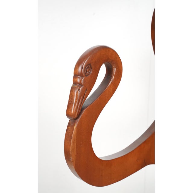 Brown Early 20th Century Victorian Cherry Swan Hall Tree Umbrella Stand For Sale - Image 8 of 16
