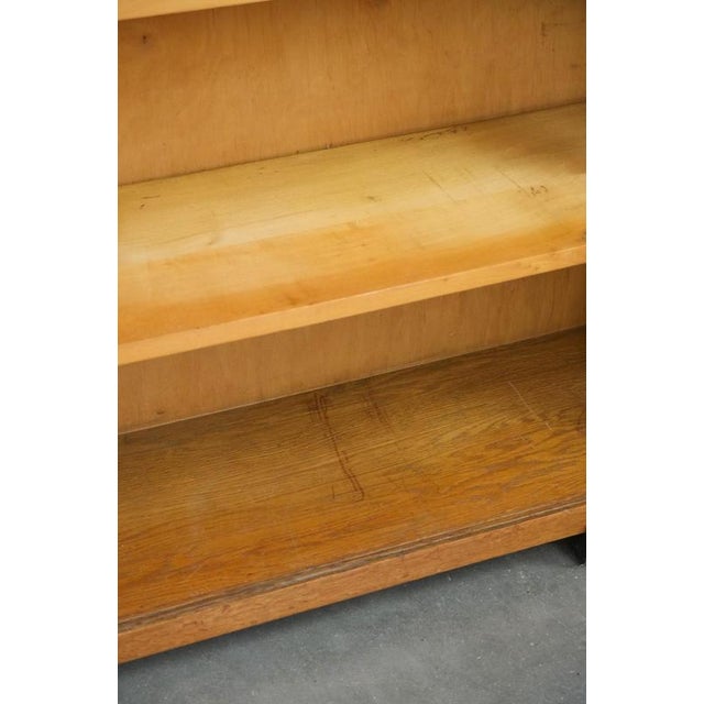 Art Deco Amsterdam School Bookcase, Early 20th Century For Sale - Image 14 of 16