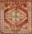Textile Square Turkish Oushak With Medallion Design in Muted Red, L. Green & Yellow For Sale - Image 7 of 7