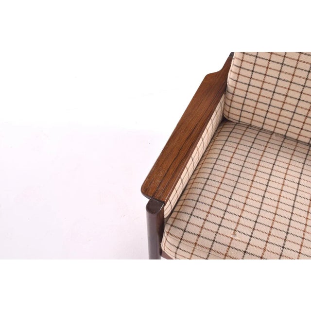 Wood Danish Rosewood Two-Seater Sofa, 1950s For Sale - Image 7 of 10