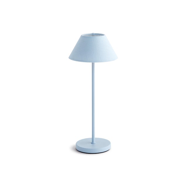 Blue Alluna Cordless Led Lamp 14" - Light Blue For Sale - Image 8 of 9
