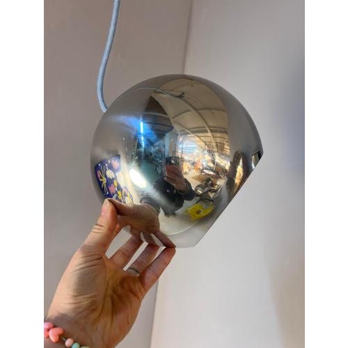 Verner Panton Chrome Topan Globe Lamp by Verner Panton For Sale - Image 4 of 11