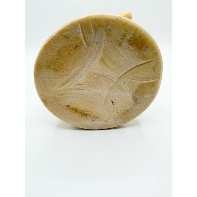 Mid 20th Century Mid-Century Modern Abstract Marble/Alabaster Lovers Sculpture For Sale - Image 5 of 7