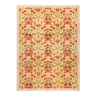 Arts & Crafts Collection Hand-Knotted Area Rug - 8' 10" X 11' 7" For Sale