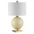 Safavieh Anina 24" Glass Orb Table Lamp in Cream - a Pair For Sale - Image 4 of 5