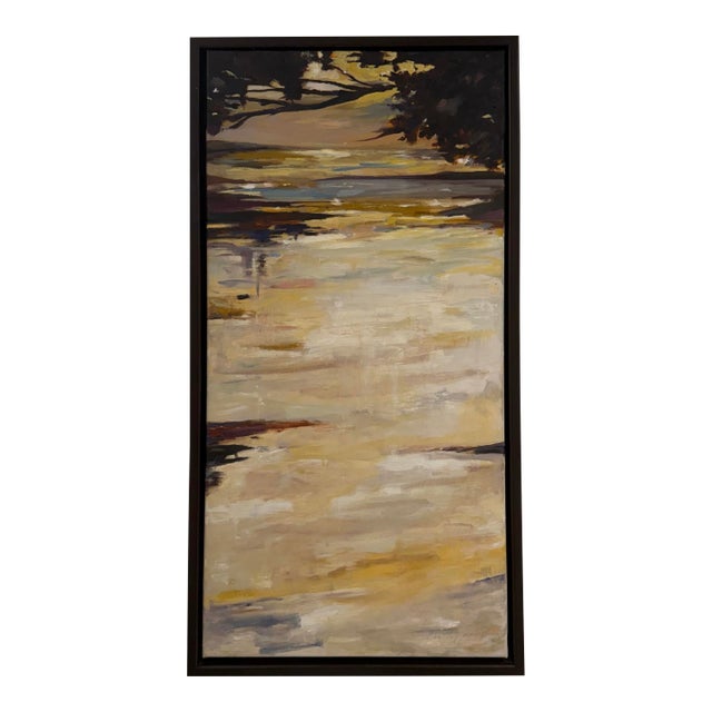 "Abstract Landscape Original Titled "Water Journey" For Sale