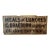 Antique Braeburn Hotel Guilford Maine Painted Wooden Roadside Advertising Sign, C. 1920-1935 For Sale
