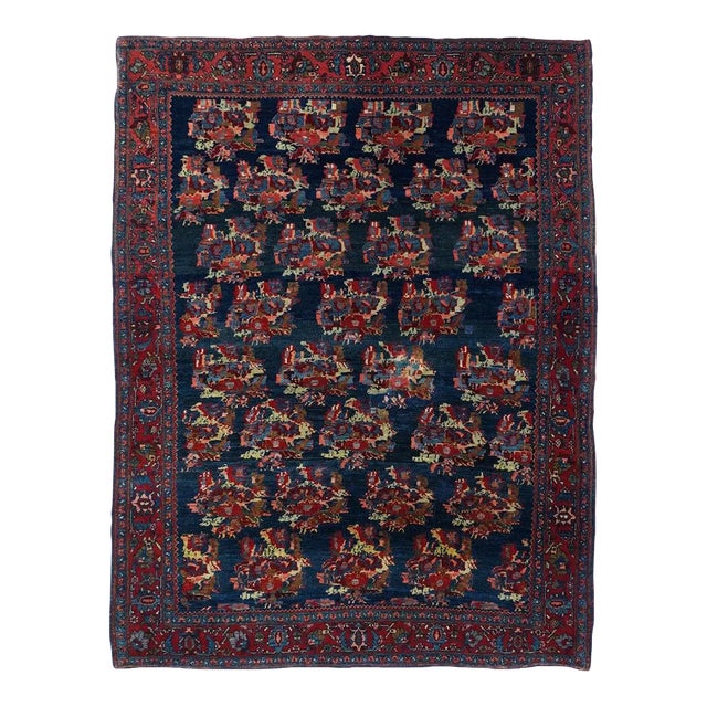 Antique Bidjar Rug 4'9'' x 6'2'' For Sale