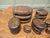 Antique Oak and Ash Ships Blocks, 1800s, Set of 18 For Sale - Image 3 of 9