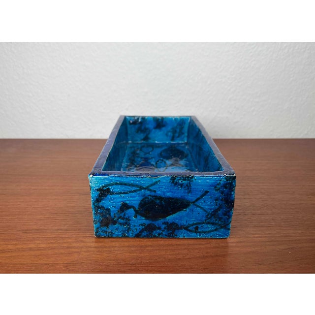 Mid-Century Modern Pesce Fish Studio Pottery Bowl by Aldo Londi for Bitossi, Italy, 1960s For Sale - Image 10 of 18