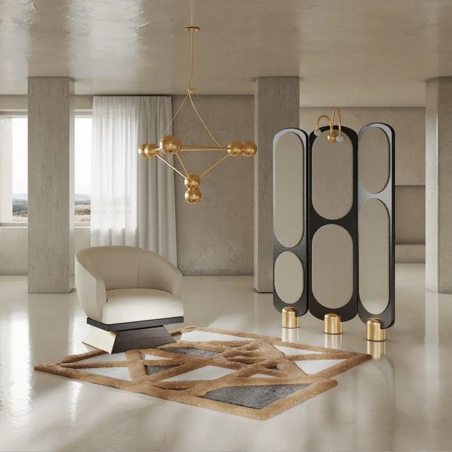 Contemporary Tapis Shaped #33 Modern Eclectic Rug by TAPIS Studio, 2010s For Sale - Image 3 of 4