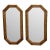 Pair of Faux Bamboo Octagonal Mirrors — 48” Tall Pair For Sale