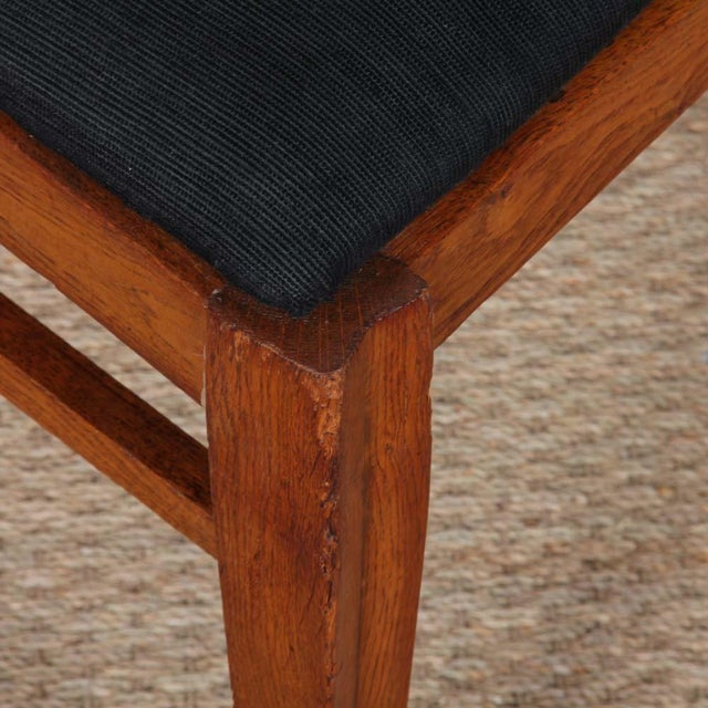 1950s Vintage French Oak Chair, 1950s For Sale - Image 5 of 7