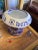 Mid-Century Modern 1960s Cherry Jar Vintage Large Ceramic / Blue & White & Ladle -2 For Sale - Image 3 of 9