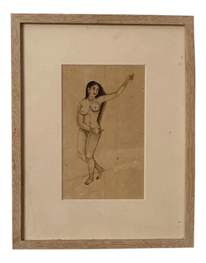 Circa 1800 Portrait of a Courtesan, India