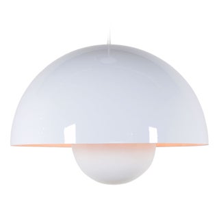 Large Vintage VP2 Flowerpot Light by Verner Panton for Louis Poulsen, 1970s For Sale