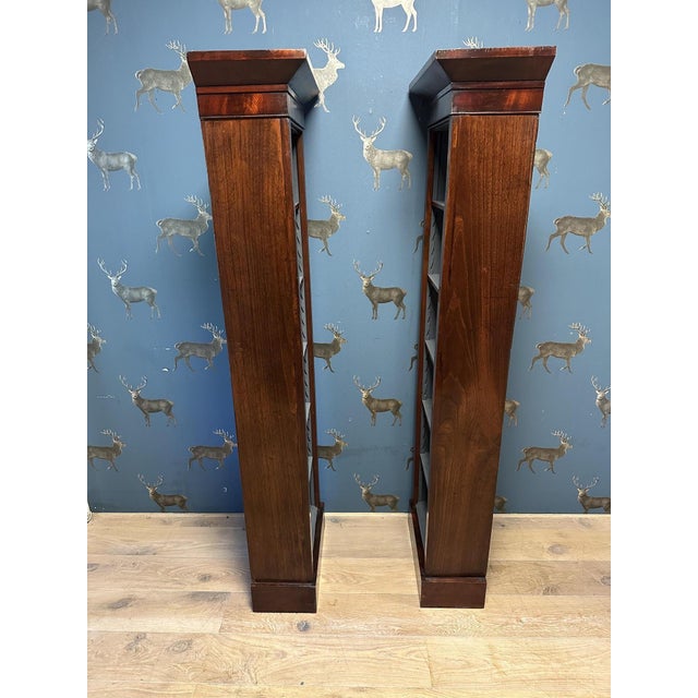 19th Century Open Bookcases, 1890s, Set of 2 For Sale - Image 5 of 9