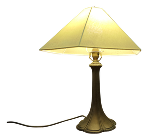 Vintage Art Nouveau Spelter Table Lamp, 1900s