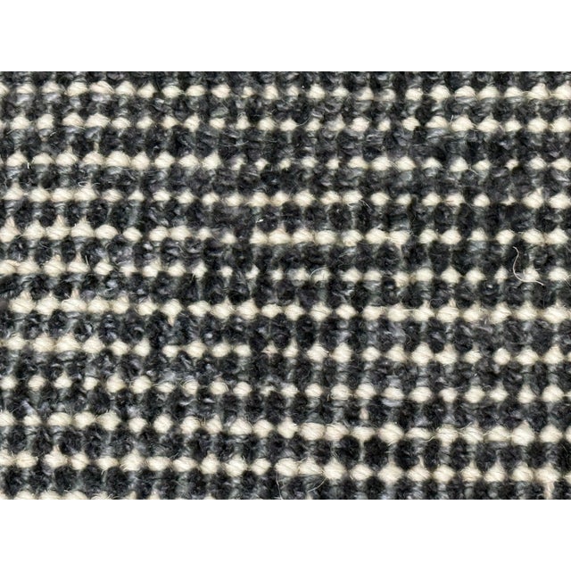 Gray 9ft X 12ft Contemporary Woven Wool Area Rug For Sale - Image 8 of 12