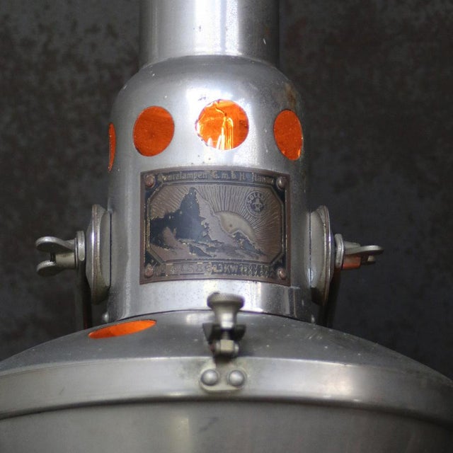 Medical Nickel Plated Brass Table Light from Hanau, 1950s For Sale - Image 9 of 10