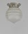 Flush mount A beautiful modernist French art deco flush mount made around 1930-1940. The base in nickel plated solid brass...