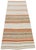 Vintage Turkish Tribal Kurdish Flatweave Kilim with natural colors and soft texture.