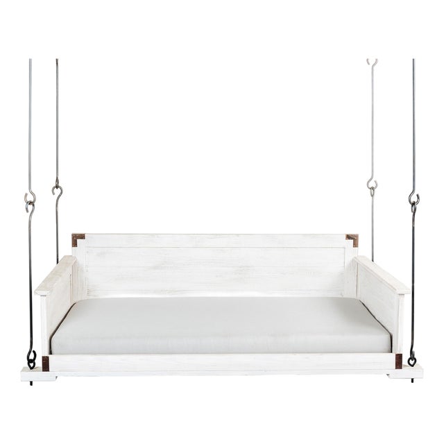 Slatted Hanging Day Bed by Lowcountry Originals For Sale