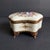 Victorian French Porcelain Casket Trinket Box Hand Painted Courting Couple Dancing Scene For Sale - Image 3 of 12