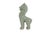 1960s Vintage Thai Singha Lion Foo Dog Statues in Celadon For Sale - Image 5 of 12