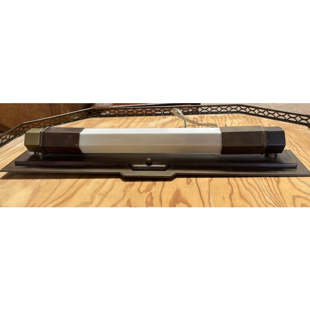 Brass Vintage Wall Mount Light For Sale - Image 4 of 8