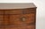 Wood 19th Century Regency English Mahogany Bow Fronted Chest of Drawers For Sale - Image 7 of 9