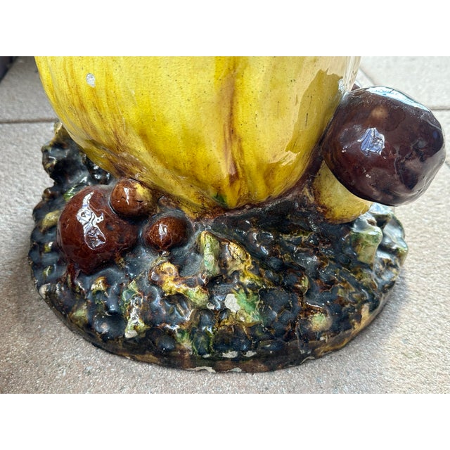 Auburn Antique Zsolnay Pecs Majolica Mushroom Garden Stool Seat Stacking Pyrogranite C1890 For Sale - Image 8 of 10