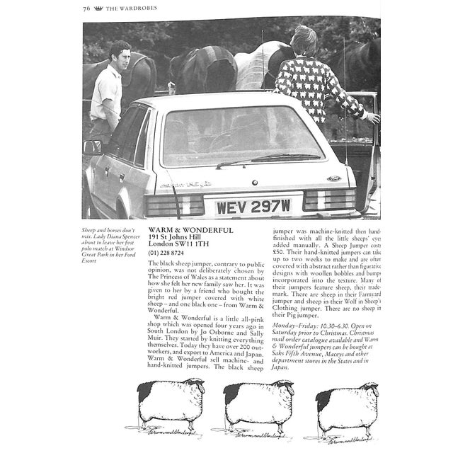 "The Royal Shopping Guide" 1984 Grunfeld, Nina For Sale - Image 9 of 12