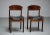1960s Set of Dining Chairs in Teak, Mahogany and Faux Leather, Italty, 1960s For Sale - Image 5 of 8