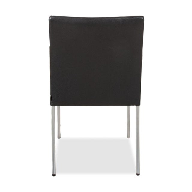 Jason Chair in Leather Black from Walter Knoll / Wilhelm Knoll For Sale - Image 13 of 15