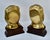 Vtg. Pair of Brass Lion Head Traditional Style Bookends W/Wood Base For Sale - Image 11 of 12